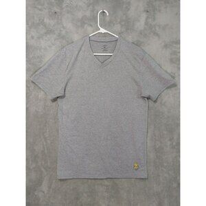 Ed Hardy Shirt Mens XL Gray Short Sleeve V Neck Pullover Modal Stretch